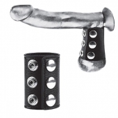 Утяжка на пенис на кнопочках 100% PVC STRAP WITH METAL SNAP - BlueLine - купить с доставкой в Северске