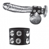 Ремень на член и мошонку 1.5  Cock Ring With Ball Strap - BlueLine - купить с доставкой в Северске