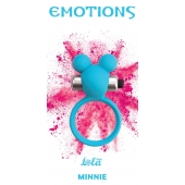 Голубое эрекционное виброколечко Emotions Minnie Breeze - Lola Games - в Северске купить с доставкой