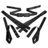 Бондажный набор из сатиновых лент Bordeaux 5 Piece Satin Bondage Set - XR Brands - купить с доставкой в Северске