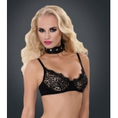 Полиуретановый ошейник с пуклями и D-кольцами Collar with Studs - Blush Novelties - купить с доставкой в Северске