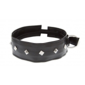 Полиуретановый ошейник с пуклями Collar with Studs - Blush Novelties - купить с доставкой в Северске
