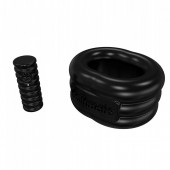 Чёрное эрекционное виброкольцо Stretch - Bathmate - в Северске купить с доставкой