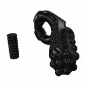 Чёрное эрекционное виброкольцо Tickle - Bathmate - в Северске купить с доставкой