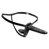 Женский страпон с вагинальной пробкой Double Penetrix Strap-on - 15 см. - Pipedream - купить с доставкой в Северске
