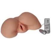 Телесная вибровагина из киберкожи с выносным пультом - LOVETOY (А-Полимер) - в Северске купить с доставкой