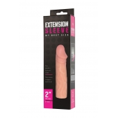 Телесная насадка-удлинитель Extension sleeve - 17 см. - Sitabella - в Северске купить с доставкой