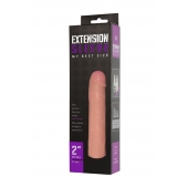 Насадка-удлинитель Extension sleeve телесного цвета - 18,5 см. - Sitabella - в Северске купить с доставкой