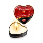 Массажная свеча с ароматом персика Bougie Massage Candle - 35 мл. - Plaisir Secret - купить с доставкой в Северске