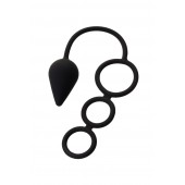 Тройное эрекционное кольцо с анальным хвостом Drop M-size - Erotist Adult Toys - в Северске купить с доставкой