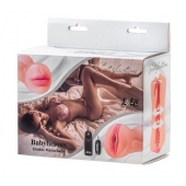 Двусторонний мастурбатор с вибропулей Satisfaction Babylicious - Lola Games - в Северске купить с доставкой