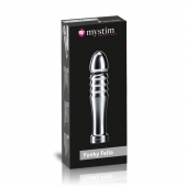 Ребристый фаллоимитатор для электростимуляции Funky Fella Rill Dildo - 13 см. - MyStim - купить с доставкой в Северске