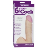 Ультра реалистичная насадка Vac-U-Lock  6  ULTRASKYN Cock - 17,3 см. - Doc Johnson - купить с доставкой в Северске