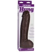 Большая насадка для трусиков Vac-U-Lock Realistic Hung - 31,7 см. - Doc Johnson - купить с доставкой в Северске