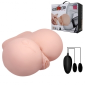 Вагина и анус с вибрацией CrazyBull Vagina and Ass - Baile - в Северске купить с доставкой
