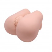 Реалистичный мастурбатор с вибрацией и двумя тоннелями - вагиной и анусом - Baile - в Северске купить с доставкой