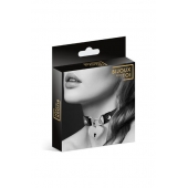 Черный чокер с замком в форме сердца - Bijoux Pour Toi - купить с доставкой в Северске