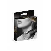 Черный чокер с двумя кольцами - Bijoux Pour Toi - купить с доставкой в Северске