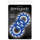 Набор из 3 синих эрекционных колец Renegade Gears - NS Novelties - в Северске купить с доставкой