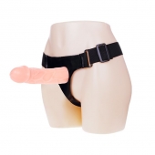 Телесный фаллоимитатор на трусиках Jessica Strap-On - 15,5 см. - Baile - купить с доставкой в Северске