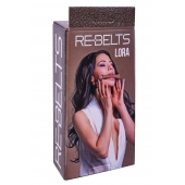 Кляп-трензель Lora с металлическими кольцами - Rebelts - купить с доставкой в Северске