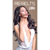 Кляп-трензель Lora с металлическими кольцами - Rebelts - купить с доставкой в Северске