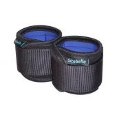 Неопреновые черно-синие наручники - Sitabella - купить с доставкой в Северске