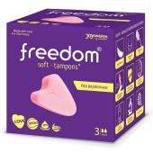 Женские гигиенические тампоны без веревочки FREEDOM mini - 3 шт. - Freedom - купить с доставкой в Северске