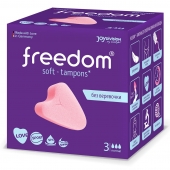 Женские гигиенические тампоны без веревочки FREEDOM normal - 3 шт. - Freedom - купить с доставкой в Северске