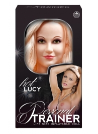 Надувная кукла с вибрацией и 2 любовными отверстиями Hot Lucy Lifesize Love Doll - NMC - в Северске купить с доставкой