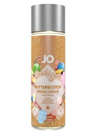 Смазка на водной основе Candy Shop Butterscotch с ароматом ирисок - 60 мл. - System JO - купить с доставкой в Северске