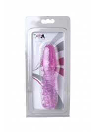 Розовая насадка с нежными шипами - 13,5 см. - Toyfa Basic - в Северске купить с доставкой