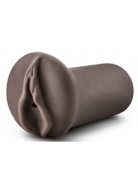 Коричневый мастубратор-вагина Nicole s Kitty - Blush Novelties - в Северске купить с доставкой