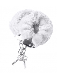 Наручники с белой меховой опушкой - ToyFa - купить с доставкой в Северске