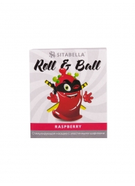 Стимулирующий презерватив-насадка Roll   Ball Raspberry - Sitabella - купить с доставкой в Северске