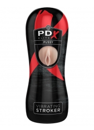 Мастурбатор-вагина Vibrating Pussy Stroker с вибрацией - Pipedream - в Северске купить с доставкой