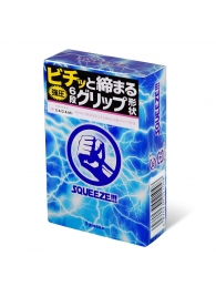 Презервативы Sagami Squeeze волнистой формы - 5 шт. - Sagami - купить с доставкой в Северске