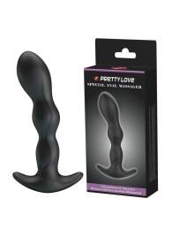 Черный анальный стимулятор простаты с вибрацией Special Anal Massager - 14,5 см. - Baile - в Северске купить с доставкой