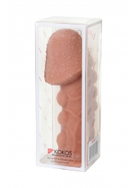 Насадка на фаллос с пузыриками, венками и ребристостью KOKOS Extreme Sleeve 09 - 12,7 см. - KOKOS - в Северске купить с доставкой