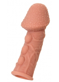 Насадка на фаллос с пузыриками, венками и ребристостью KOKOS Extreme Sleeve 09 - 12,7 см. - KOKOS - в Северске купить с доставкой
