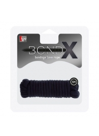 Чёрная веревка для связывания BONDX LOVE ROPE - 5 м. - Dream Toys - купить с доставкой в Северске