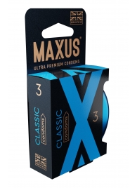 Классические презервативы в железном кейсе MAXUS Classic - 3 шт. - Maxus - купить с доставкой в Северске