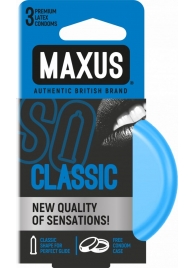 Классические презервативы в железном кейсе MAXUS Classic - 3 шт. - Maxus - купить с доставкой в Северске