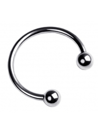 Серебристая подкова на головку пениса - ToyFa - купить с доставкой в Северске