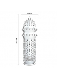 Закрытая прозрачная насадка Crystal sleeve - 14,2 см. - Erowoman-Eroman - в Северске купить с доставкой