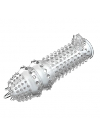 Закрытая прозрачная насадка Crystal sleeve - 14,2 см. - Erowoman-Eroman - в Северске купить с доставкой