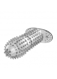 Закрытая прозрачная насадка Crystal sleeve - 12 см. - Erowoman-Eroman - в Северске купить с доставкой