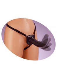 Черный податливый страпон Posable Partner Strap-On - 17,8 см. - Pipedream - купить с доставкой в Северске