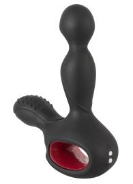 Черный вибромассажер простаты с нагревом и ротацией Prostate Plug - 14,5 см. - Orion - в Северске купить с доставкой