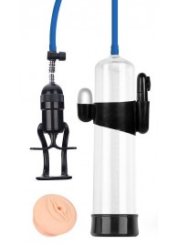 Прозрачная вакуумная вибропомпа Sex Expert с насадкой-вагиной - Sex Expert - в Северске купить с доставкой